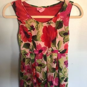 Floral baby doll dress.
